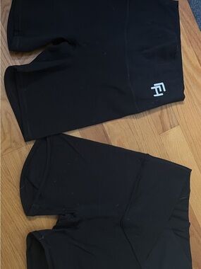 2 pair of Black Performance Shorts